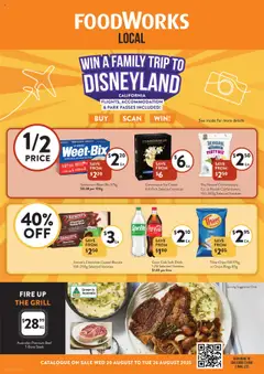 Preview of catalogue Catalogue VIC from shop Foodworks valid 20/08/2025