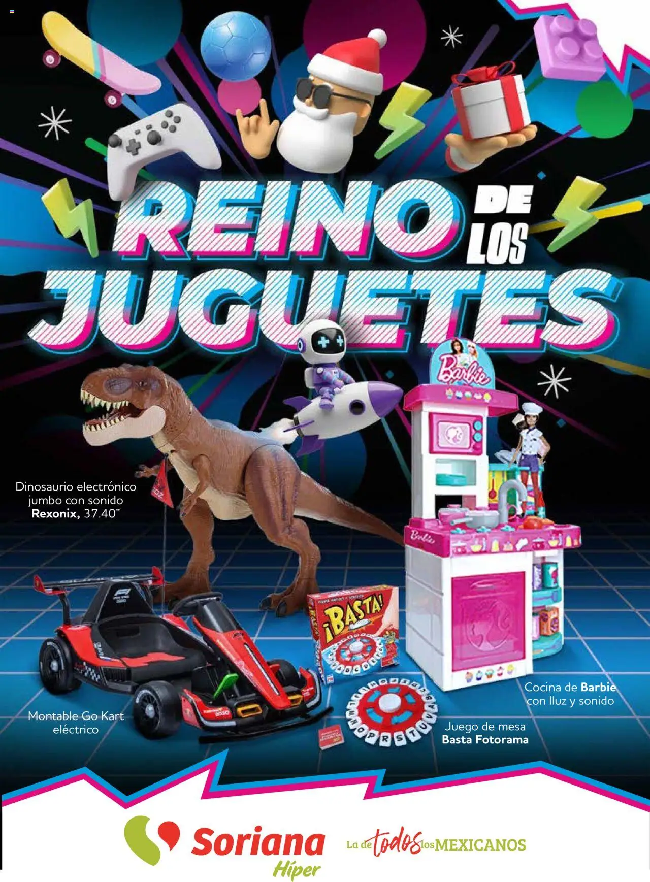 Reino de los Juguetes Súper Nacional Soriana y sus promociones válidas desde el 09/10/2025 - Número de página 1 - Juego, Juguetes, Cocina, Mesa