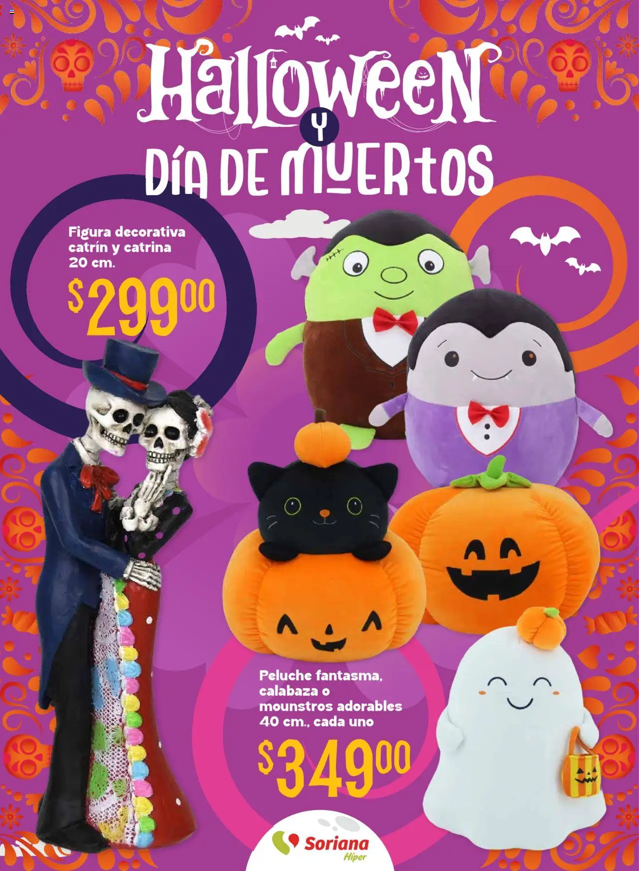 Halloween y Día de Muertos Híper Nacional Soriana y sus promociones válidas desde el 25/09/2025 - Número de página 1
