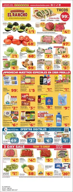 Ad Preview of El Rancho Weekly Ad from 01/21/2026