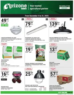 Preview of leaflet Agrizone flyer from shop BMR is valid from Dec 04, 2025