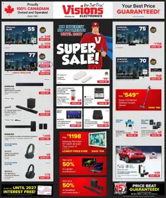 Preview of leaflet Weekly flyer / circulaire from shop Visions is valid from Oct 03, 2025