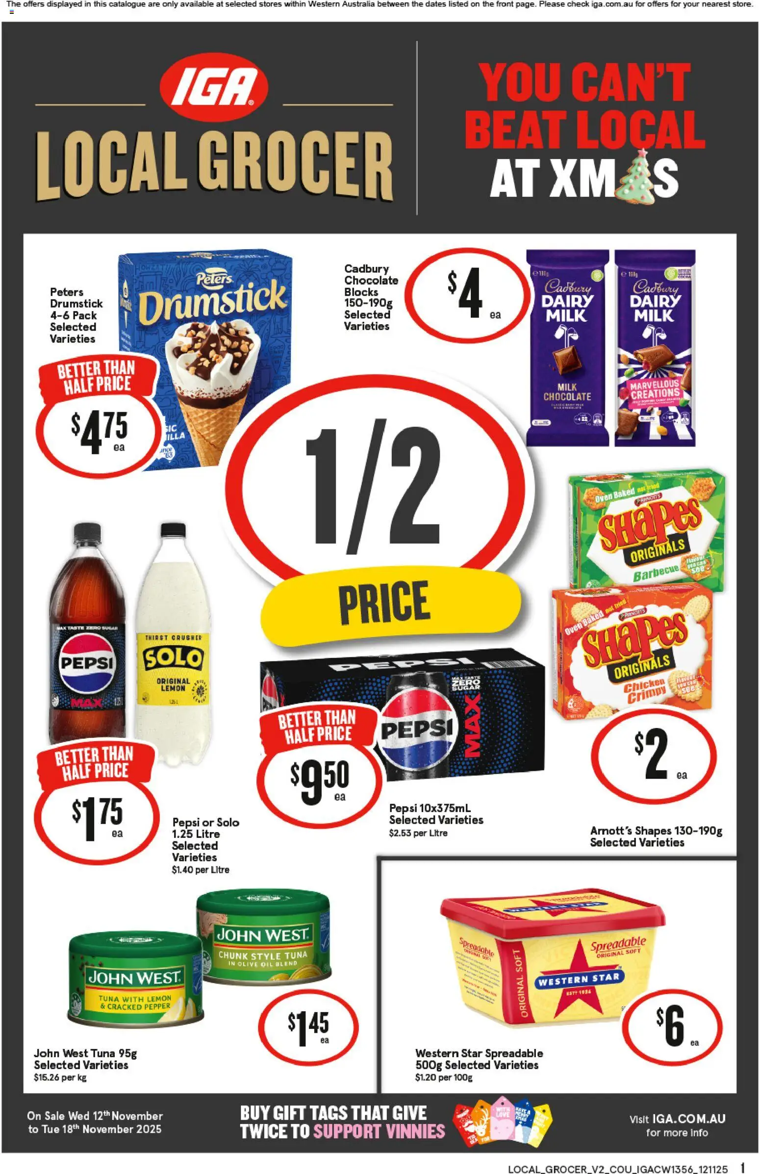 Preview of catalogue Local Grocer WA from shop IGA valid 12/11/2025
