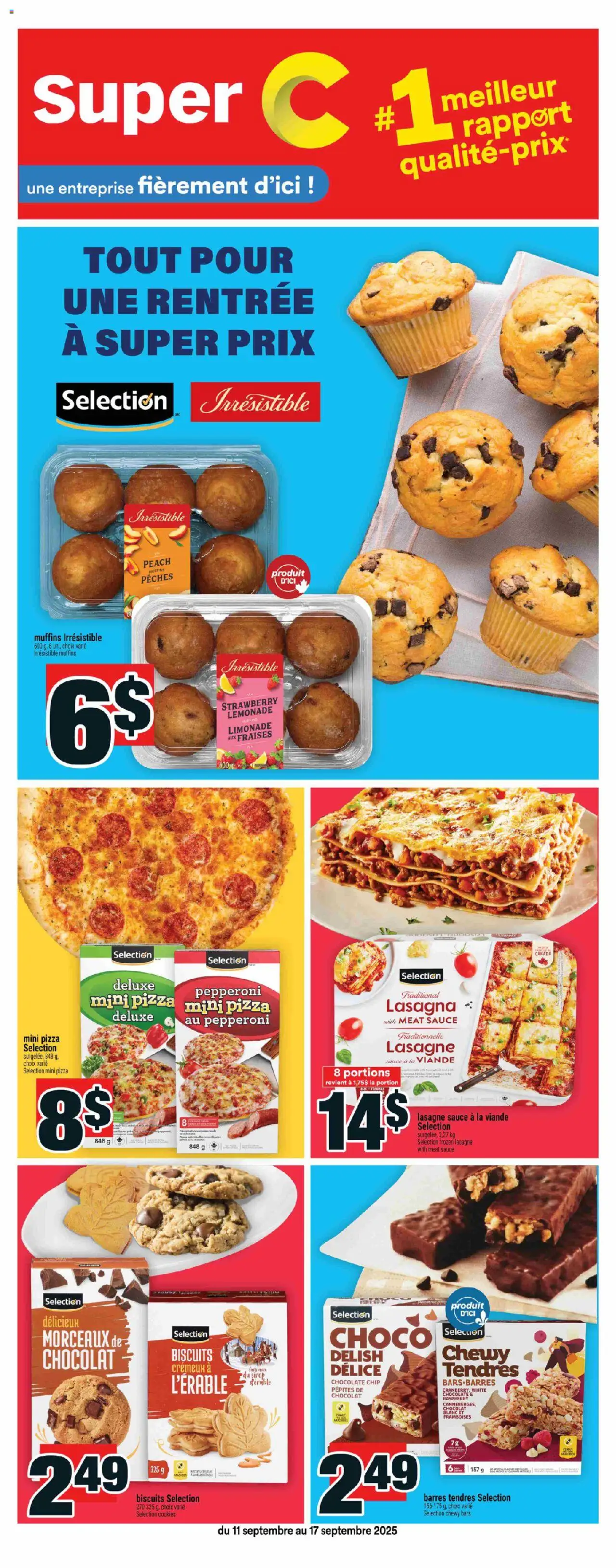Super C flyer valid from Sep 11, 2025 - page number 1