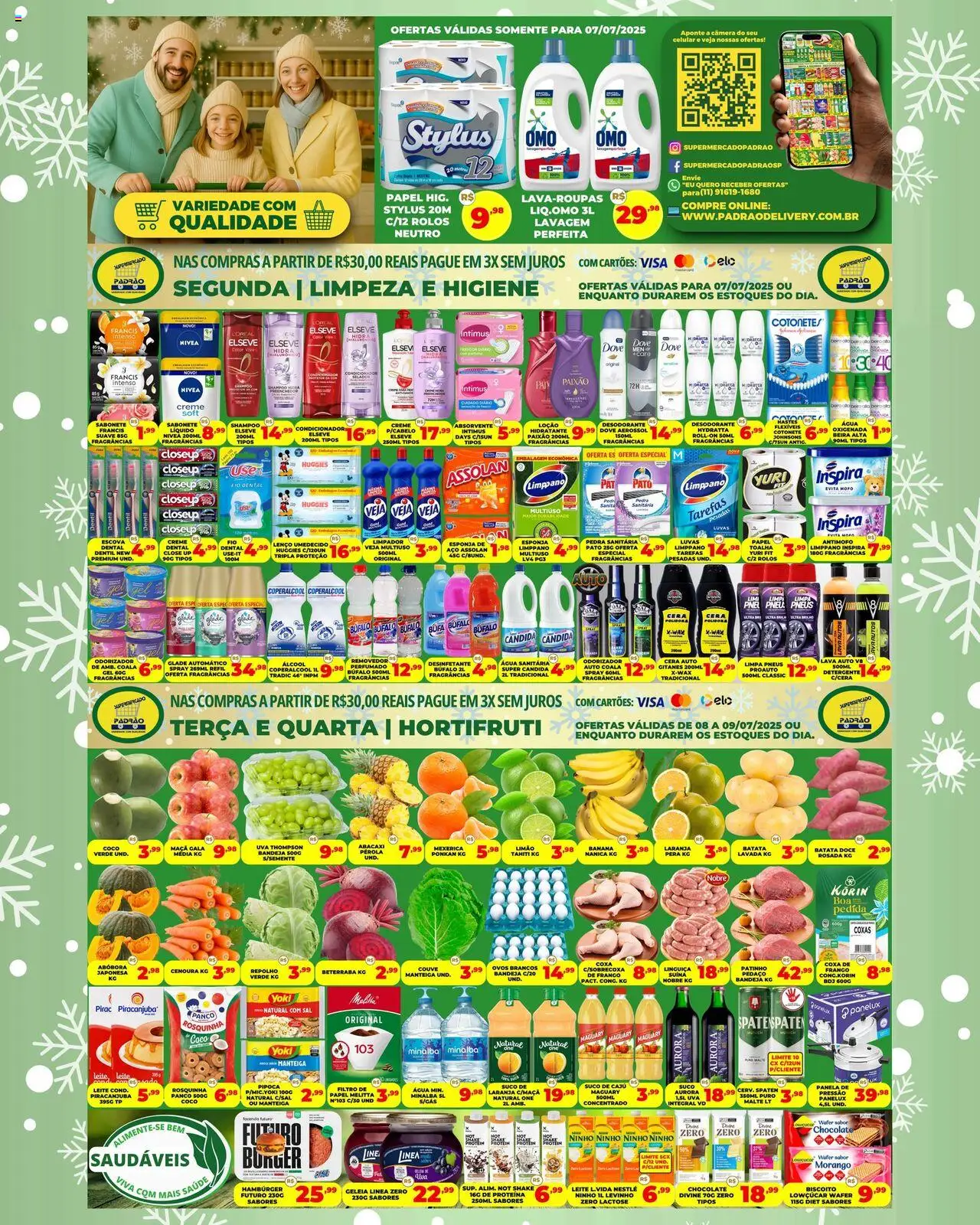 Supermercado Padrão folheto "Ofertas da semana" válido a partir de 07/07/2025 - número de página 1