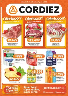 Vista previa del folleto de la tienda Cordiez válido desde el 31/07/2025 