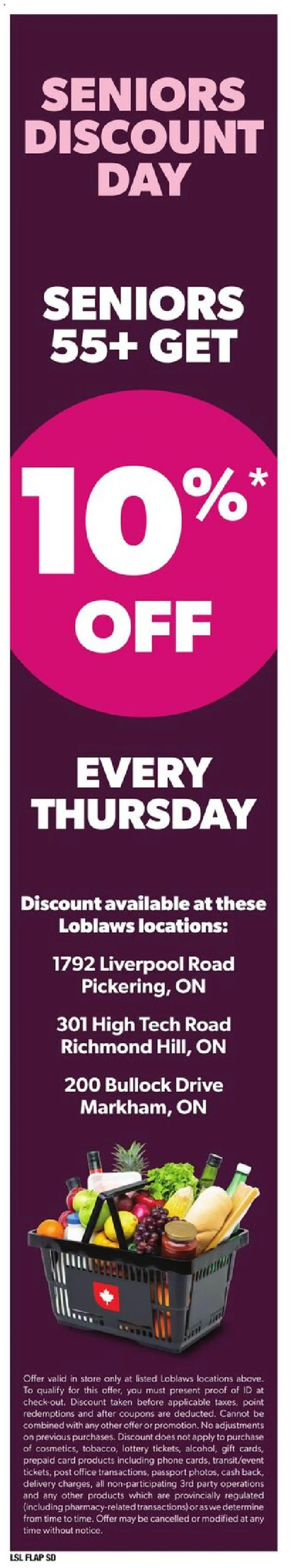 Preview of leaflet Weekly flyer / circulaire from shop Loblaws is valid from Dec 04, 2025 - Phone