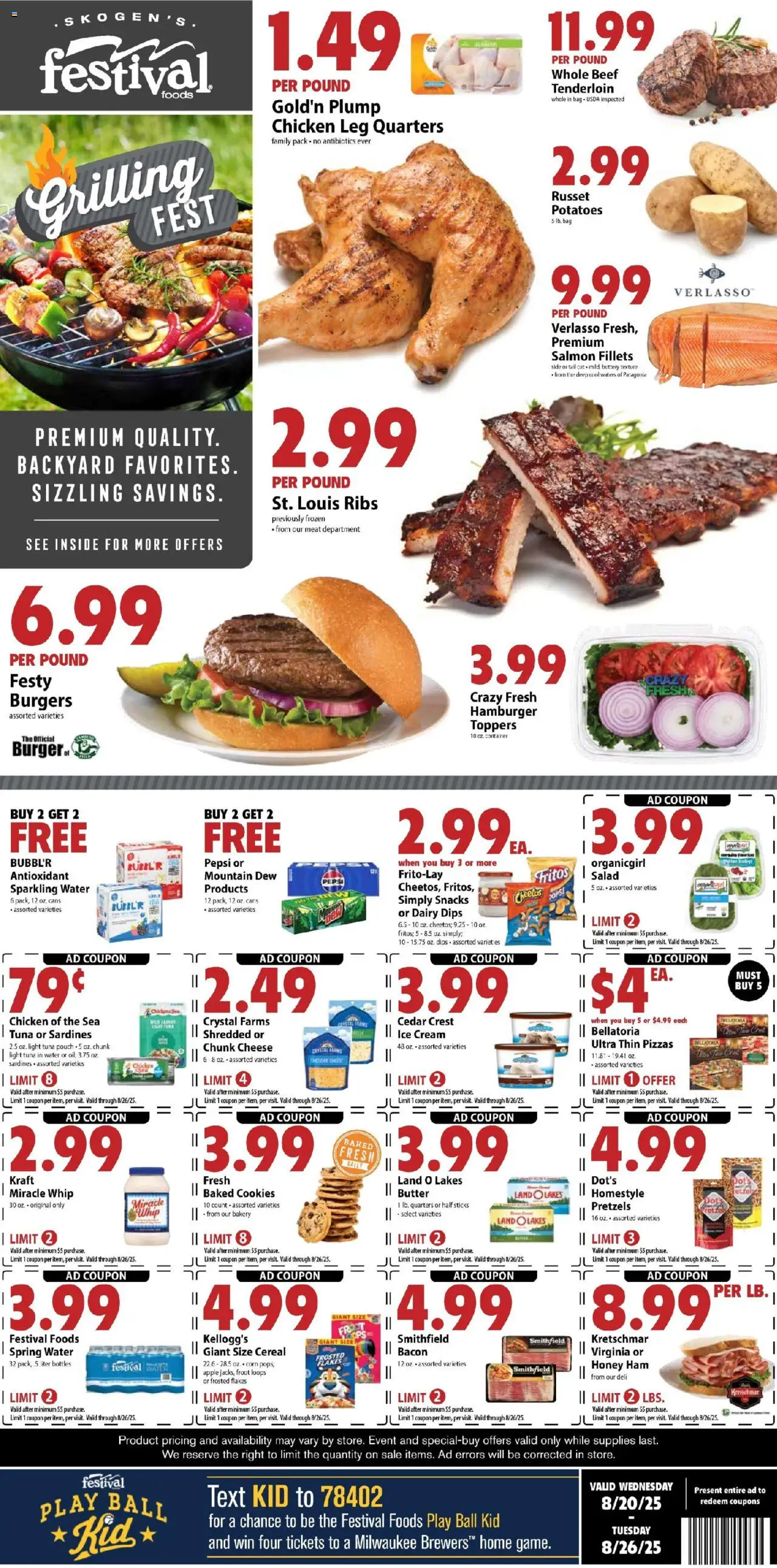 Festival Foods Weekly Ad from 08/20/2025 - Flyer - Page number 1