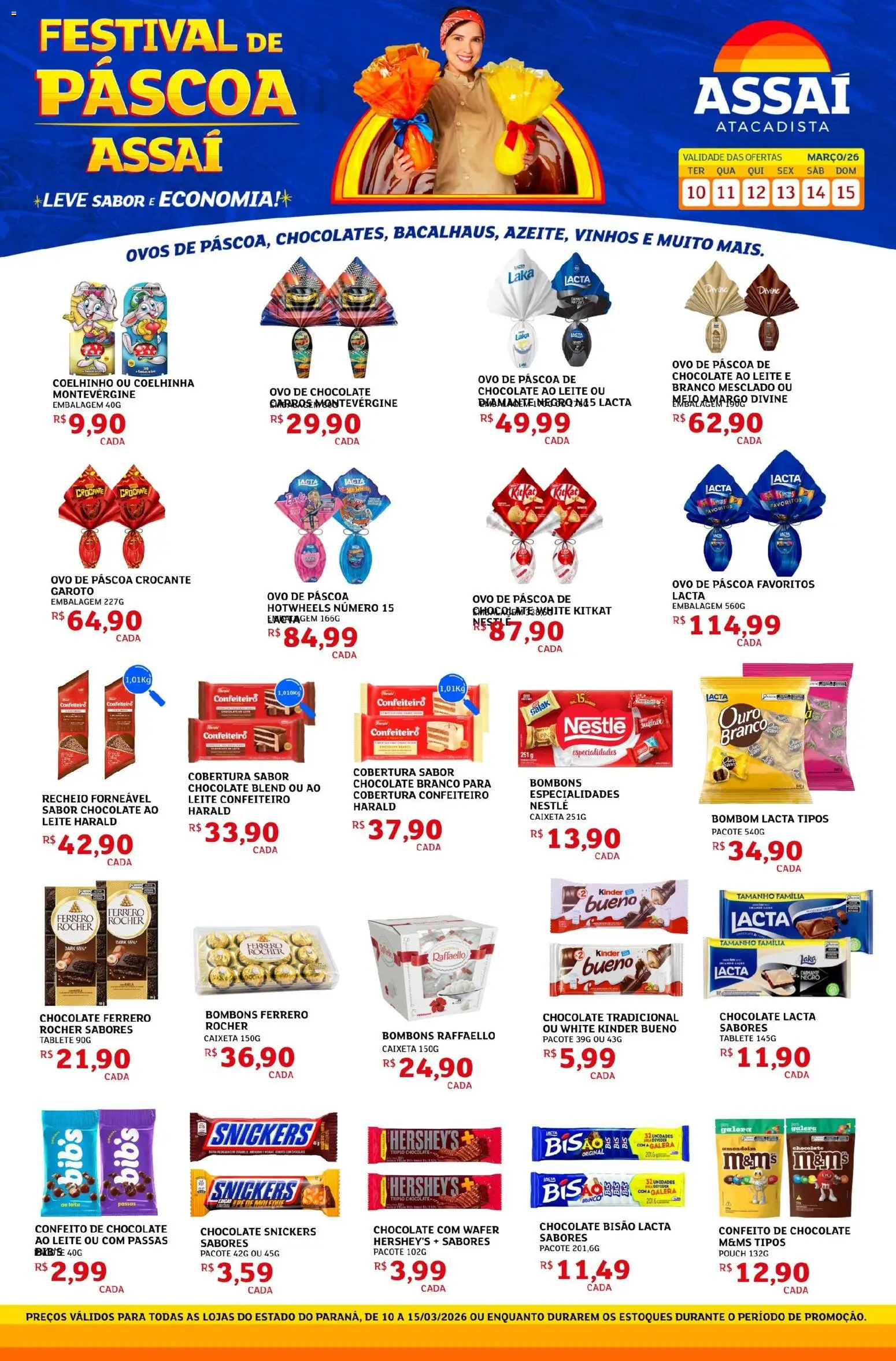 Pré-Visualização do folheto "Assaí Atacadista ofertas - PR" da loja Assaí Atacadista válido a partir de 10/03/2026