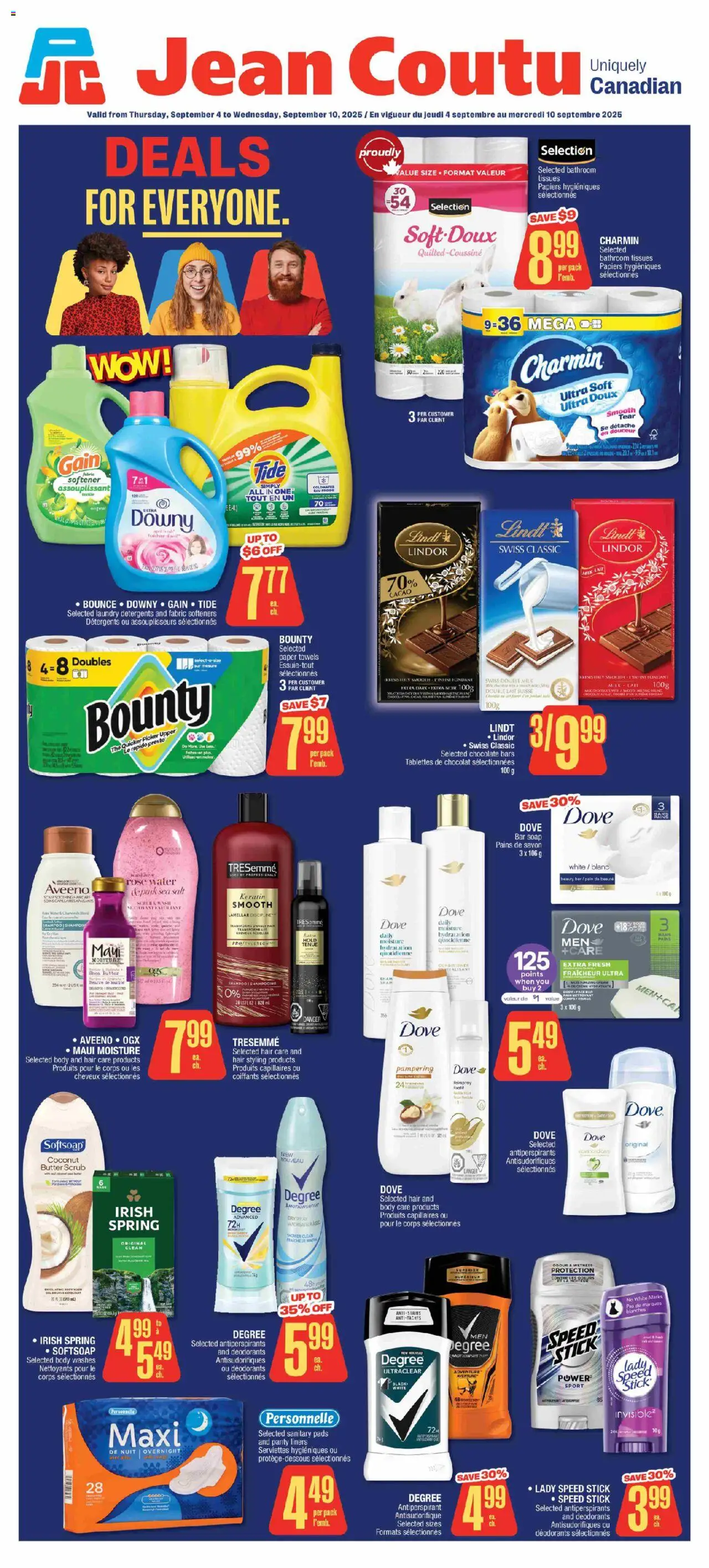 Jean Coutu flyer valid from Sep 04, 2025 - page number 1