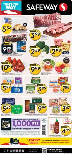 Preview of leaflet Safeway weekly flyer / circulaire from shop Safeway is valid from Apr 16, 2026