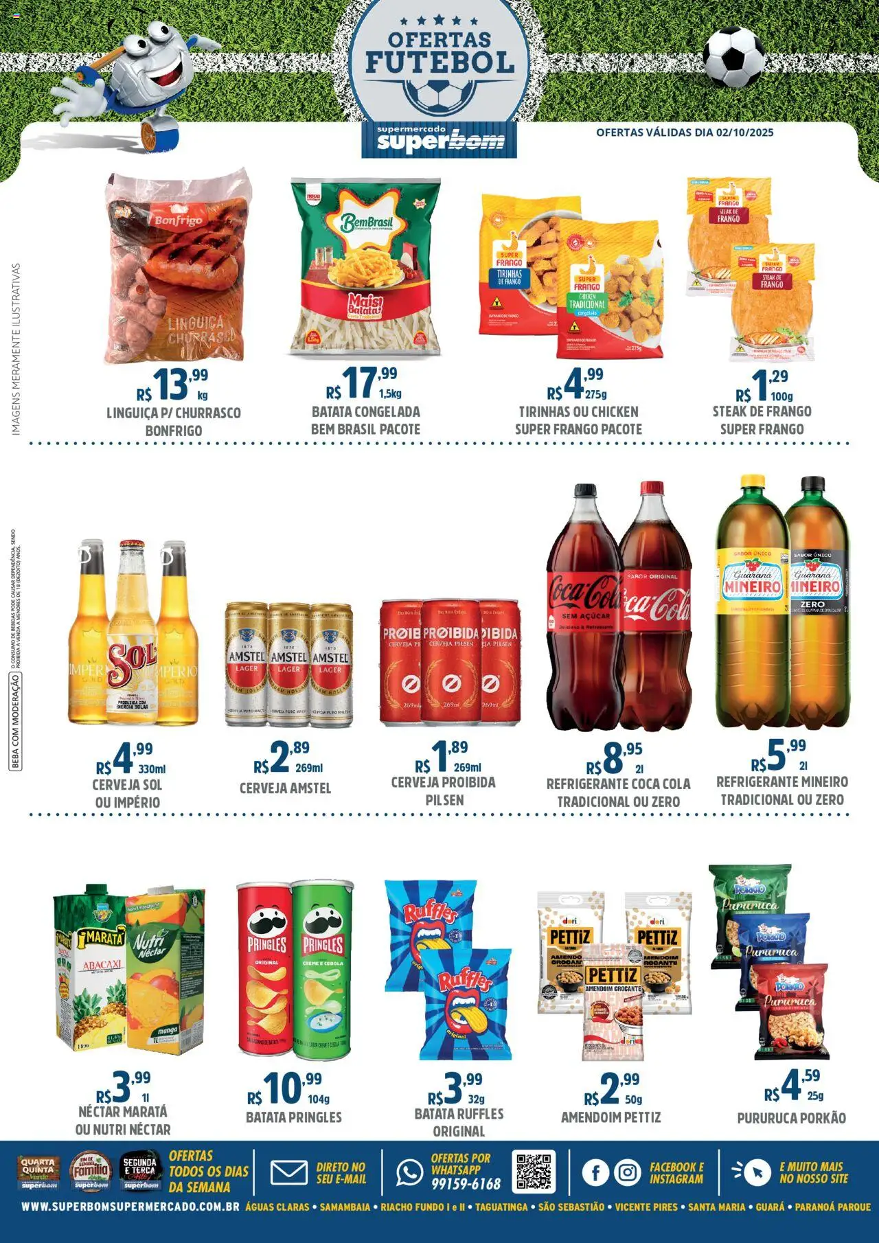 Superbom folheto "Ofertas Futebol" válido a partir de 02/10/2025 - número de página 1