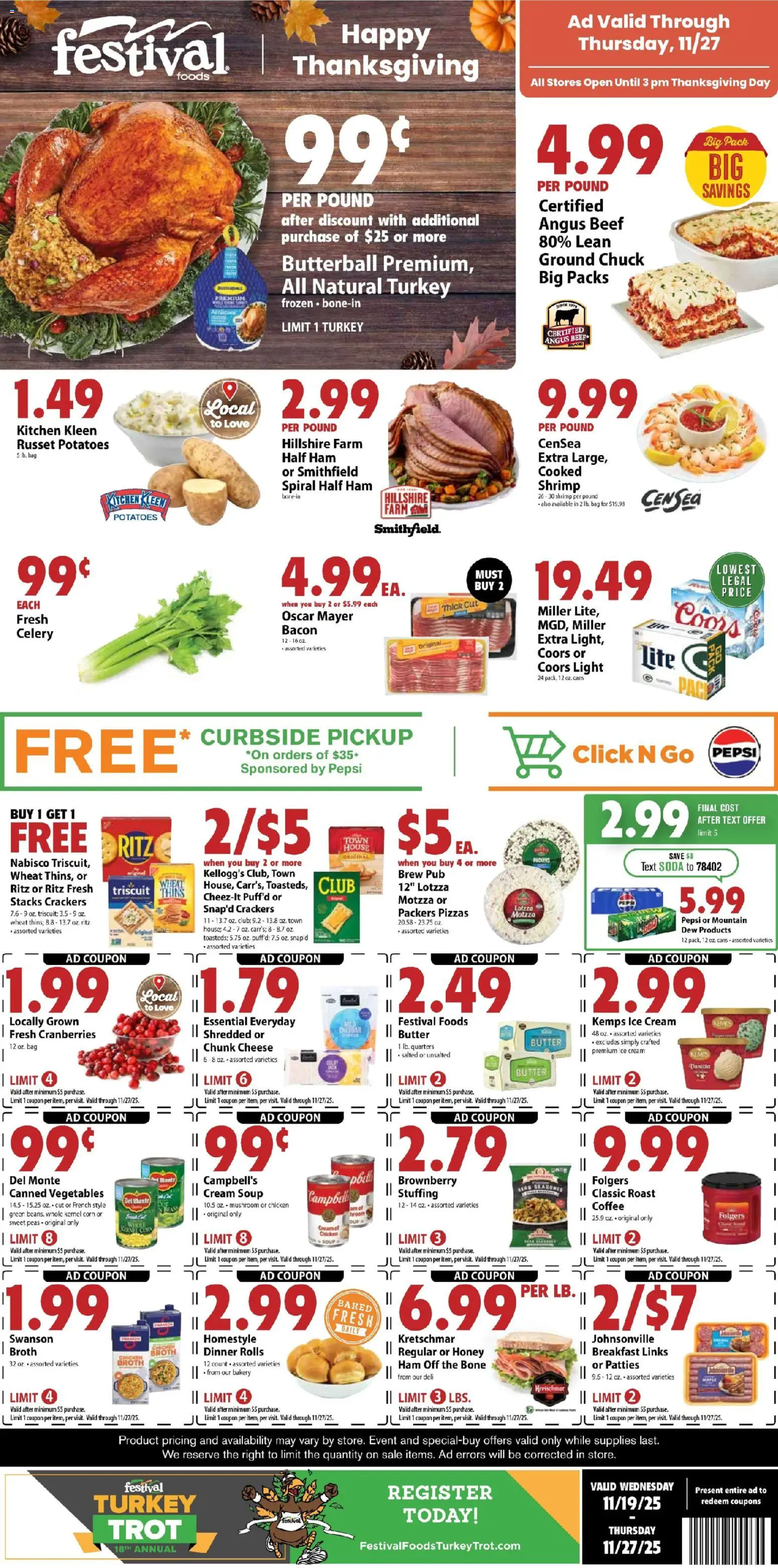 Ad Preview of Festival Foods Weekly Ad from 11/19/2025