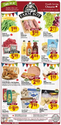 Preview of leaflet Weekly flyer / circulaire from shop Farm Boy is valid from Aug 28, 2025