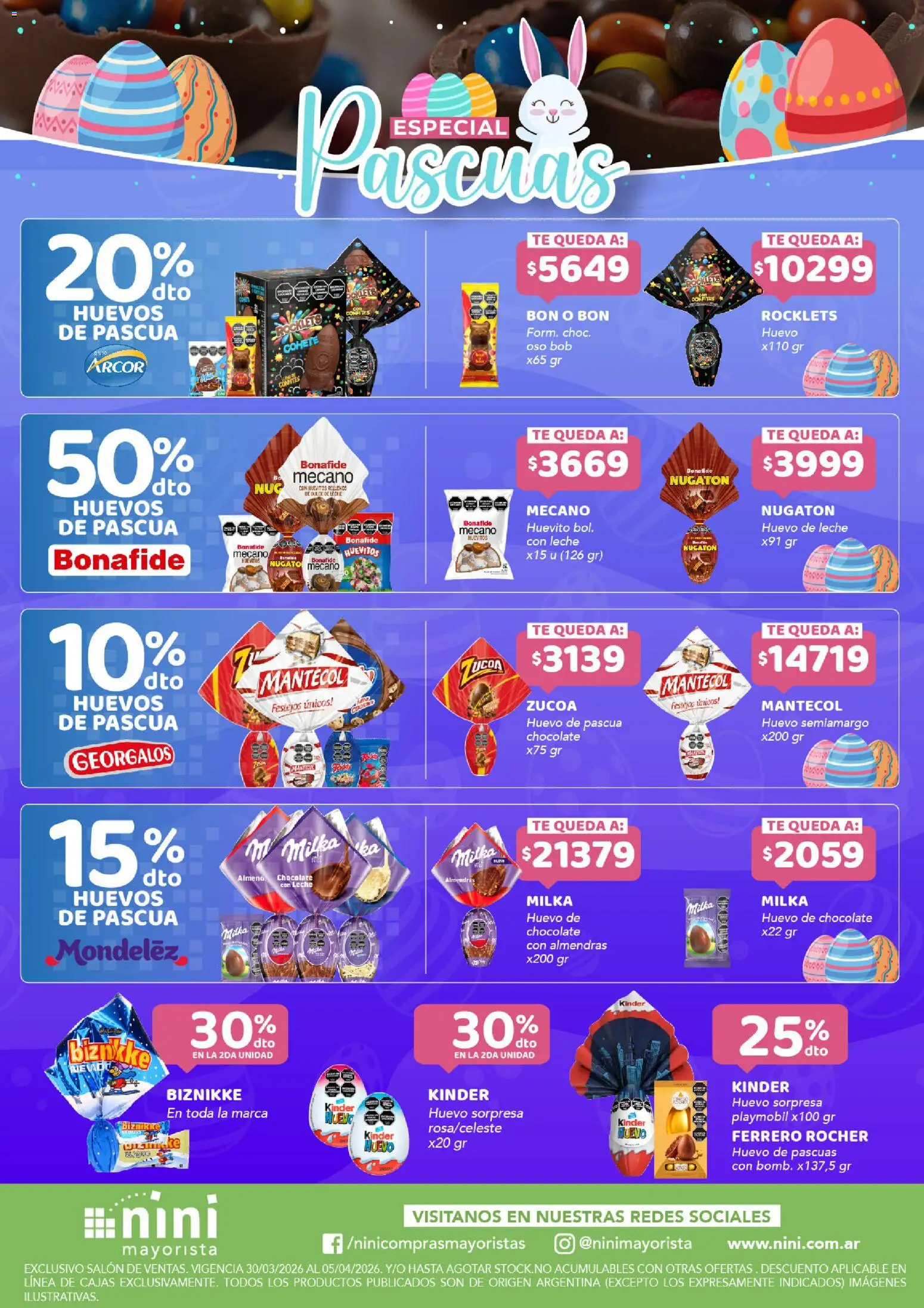 Vista previa del folleto de la tienda NINI Mayorista válido desde el 30/03/2026 