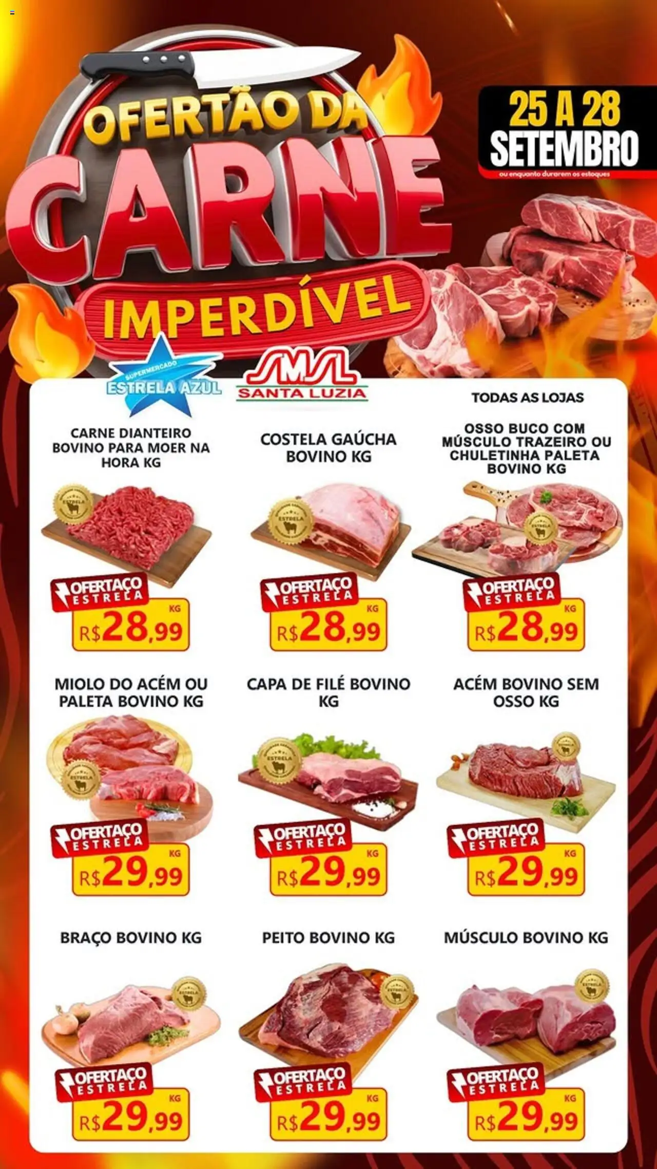 Estrela Azul folheto "Ofertas Carne" válido a partir de 25/09/2025 - número de página 1