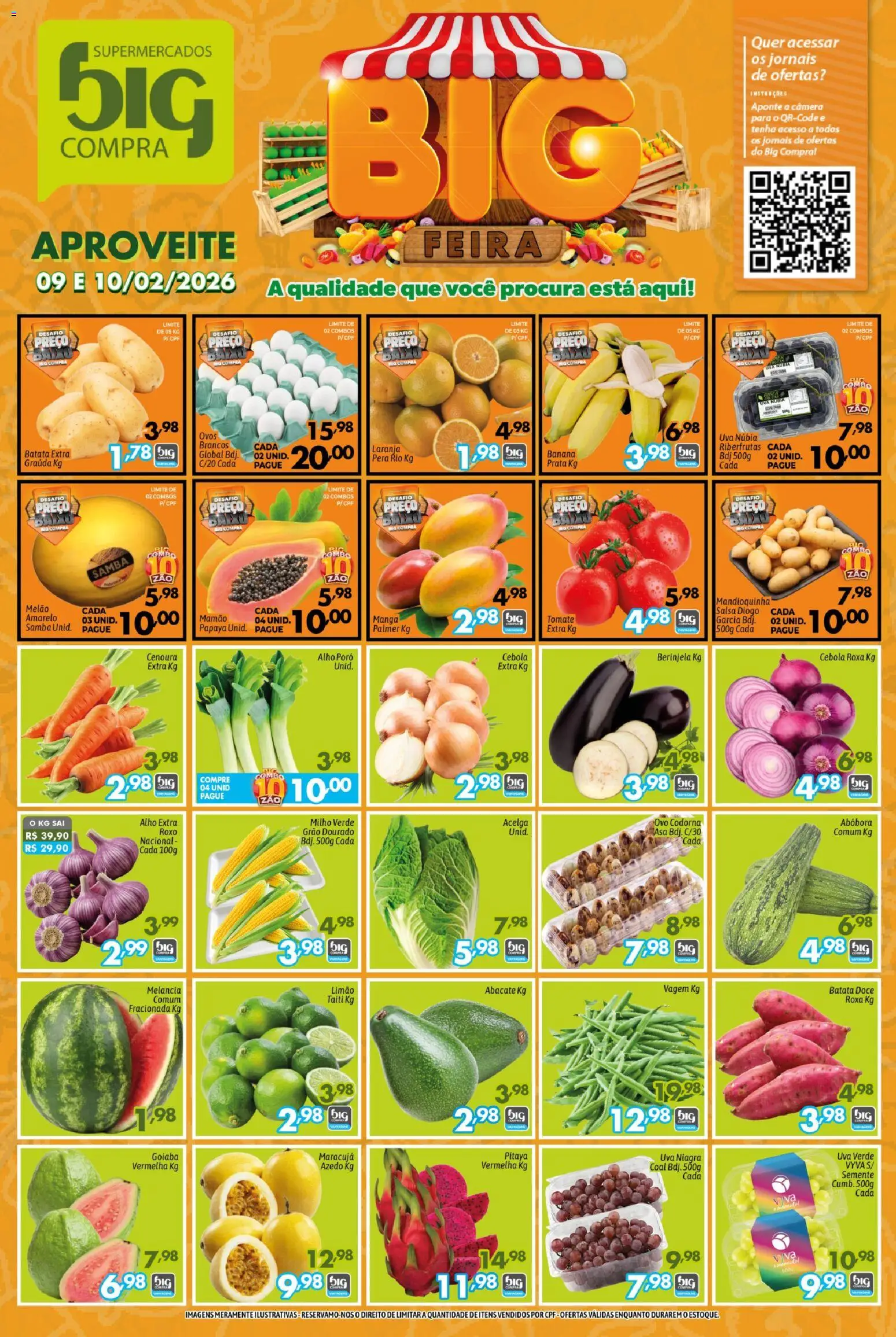 Pré-Visualização do folheto "Ofertas da semana" da loja Big Compra válido a partir de 09/02/2026