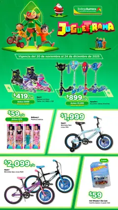 Vista previa las ofertas de la tienda Bodega Aurrerá - Folleto Juguetirama desde el 20/11/2025 
