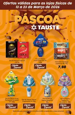 Pré-Visualização do folheto "Tauste ofertas Especial Páscoa" da loja Tauste válido a partir de 13/03/2026