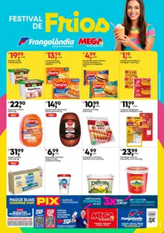 Pré-Visualização do folheto "Ofertas Frios, Reckt, Tio Márcio, Flora e Netslé" da loja Frangolândia válido a partir de 03/11/2025