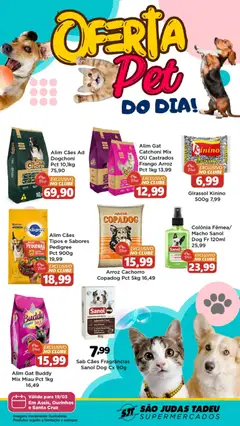 Pré-Visualização do folheto "São Judas Tadeu ofertas Pet" da loja São Judas Tadeu válido a partir de 19/03/2026