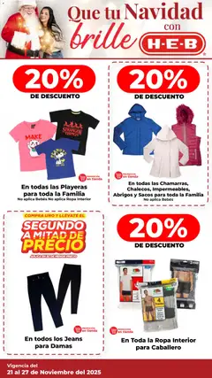 Vista previa las ofertas de la tienda H-E-B - Folleto desde el 21/11/2025 | Página: 12