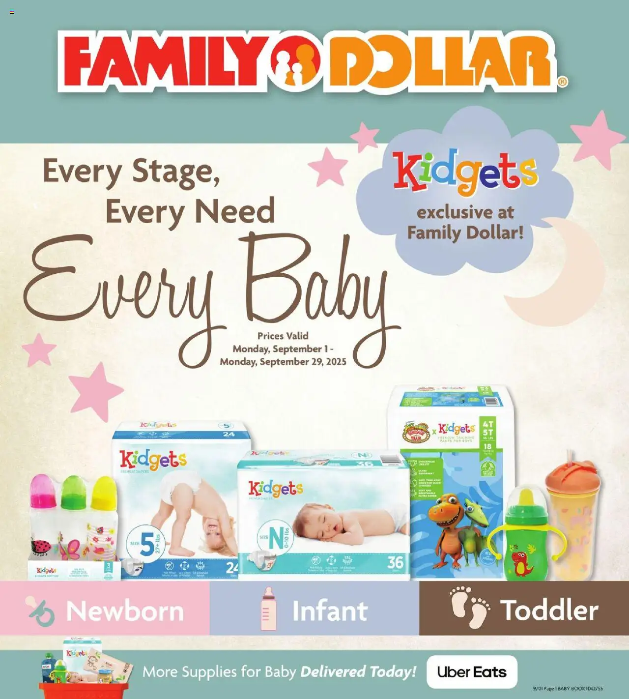 Family Dollar Digital Book from 09/01/2025 - Flyer - Page number 1