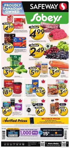 Un aperçu du dépliant Weekly Flyer - AB du magasin Safeway est valide à partir 4 sept. 2025