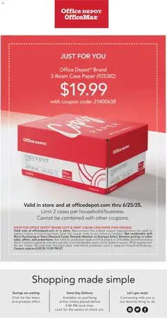 Ad Preview of Office Depot Education Edition Catalog from 01/01/2025 | Page: 12
