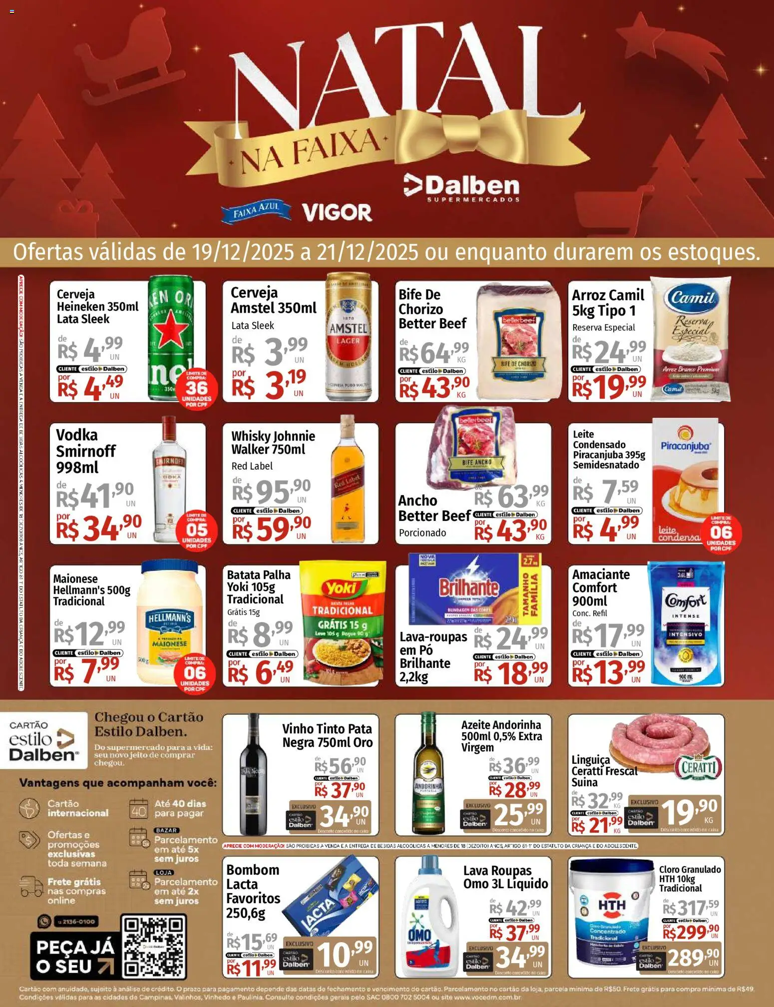 Pré-Visualização do folheto "Ofertas da semana" da loja Supermercado Dalben válido a partir de 19/12/2025