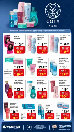 Pré-Visualização do folheto "Ofertas COTY" da loja Semar Supermercado válido a partir de 28/01/2026