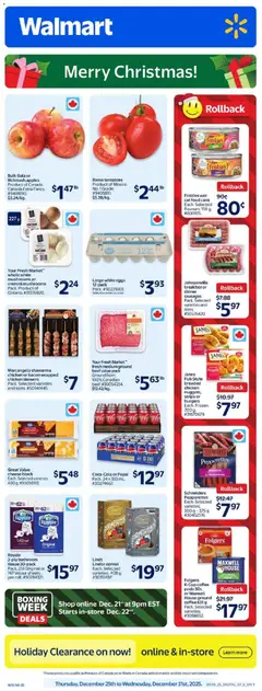 Preview of leaflet Weekly Flyer from shop Walmart is valid from Dec 25, 2025