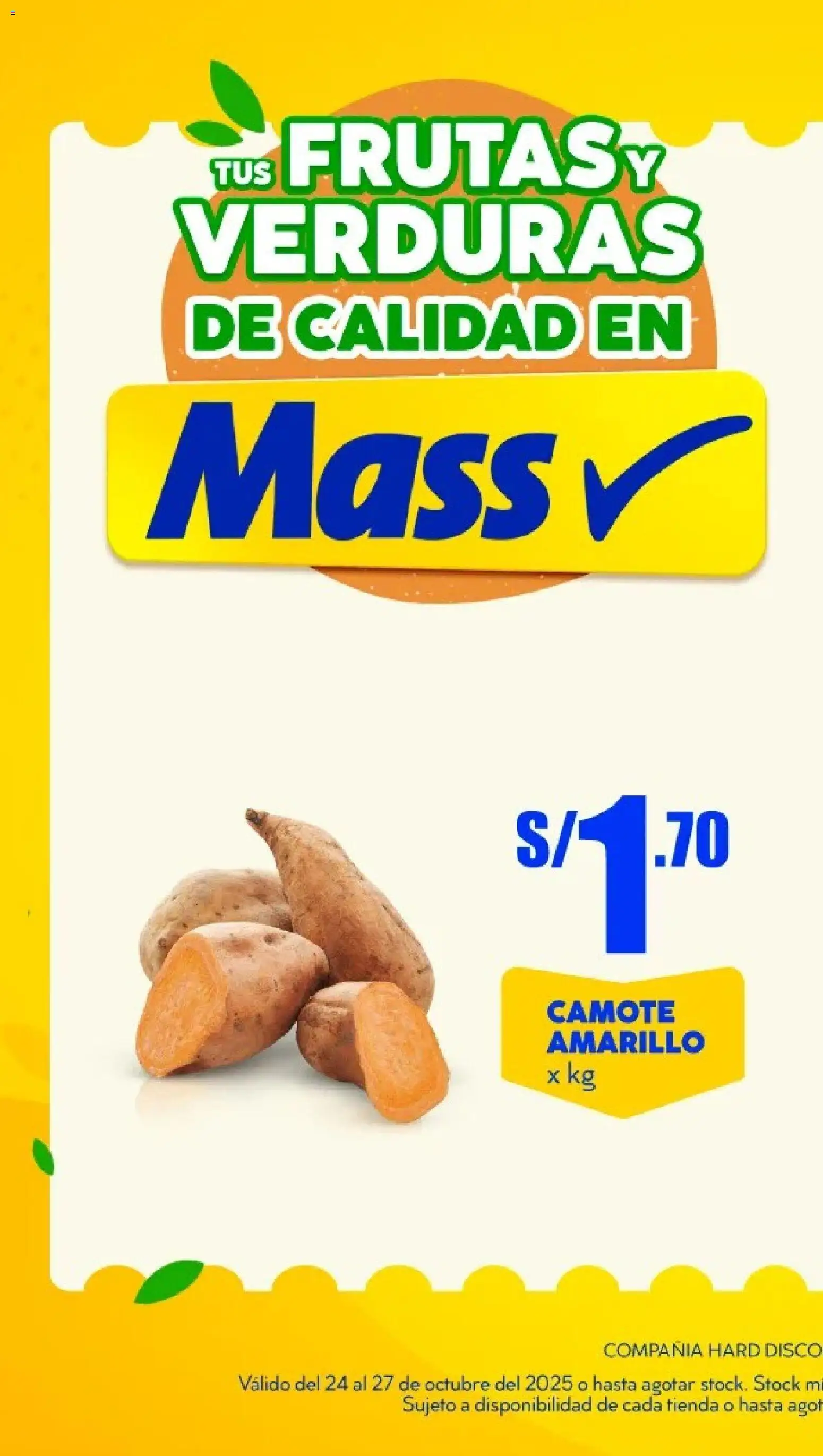 Mass DEL CAMPO A TU BARRIO - Chiclayo (24/10/2025 - 27/10/2025) - ofertas de hoy - número de página 1
