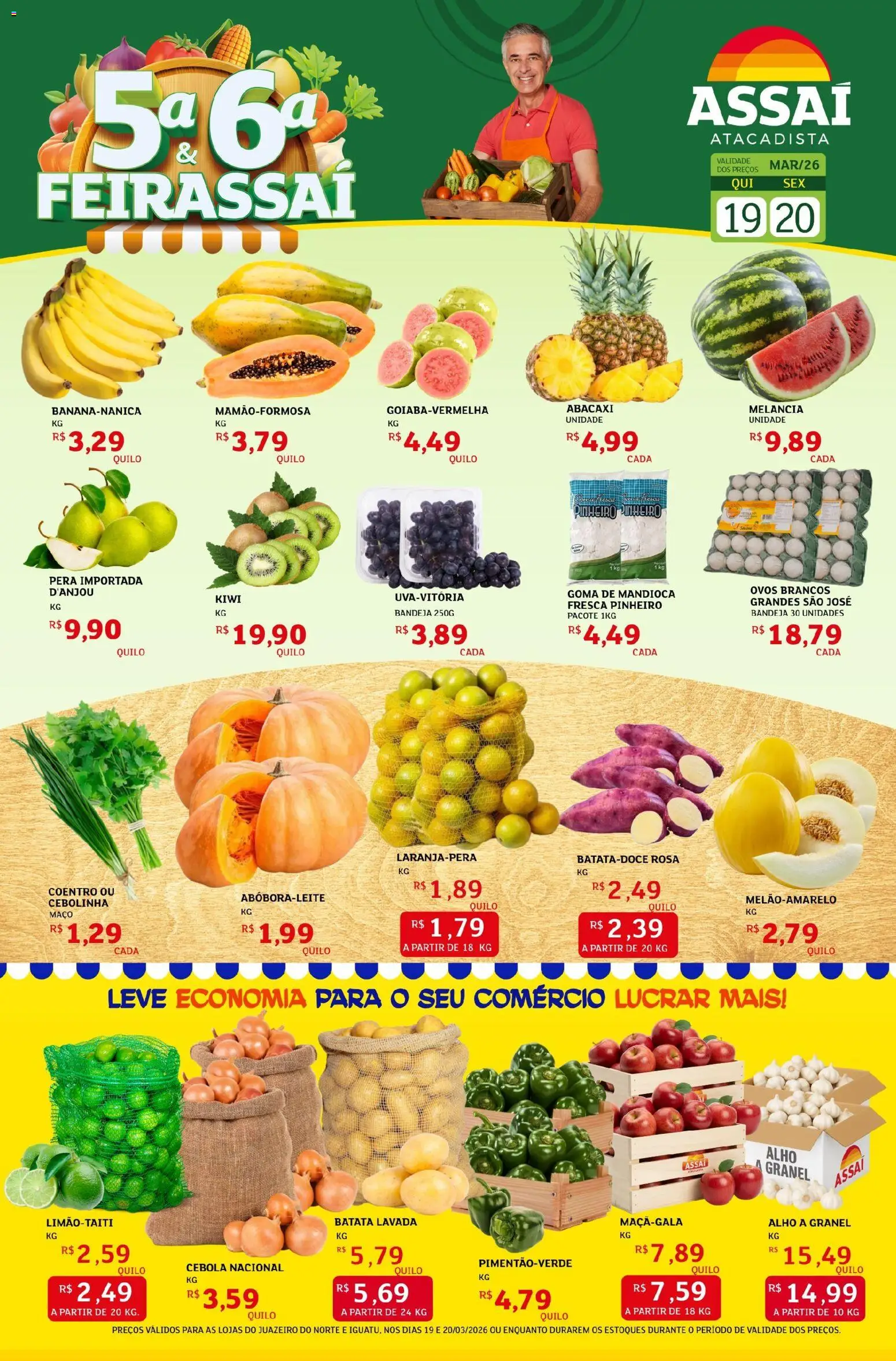Pré-Visualização do folheto "Assaí Atacadista ofertas - CE" da loja Assaí Atacadista válido a partir de 19/03/2026