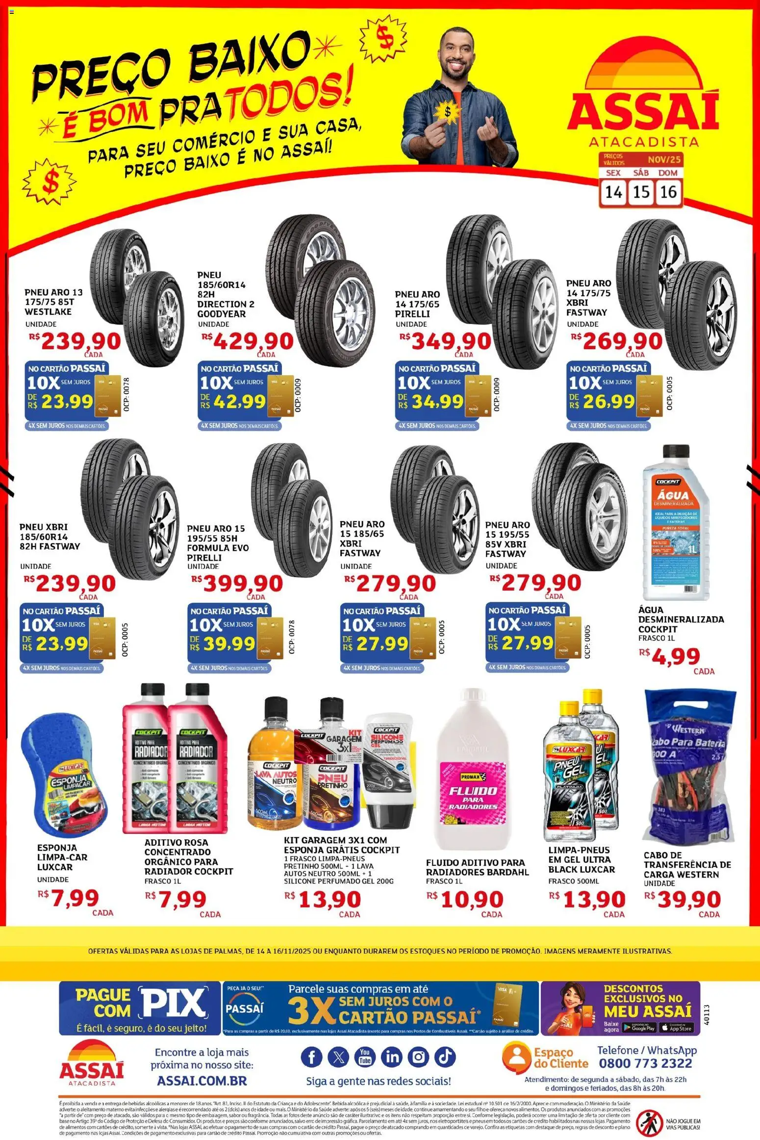 Pré-Visualização do folheto "Encarte - TO" da loja Assaí Atacadista válido a partir de 14/11/2025