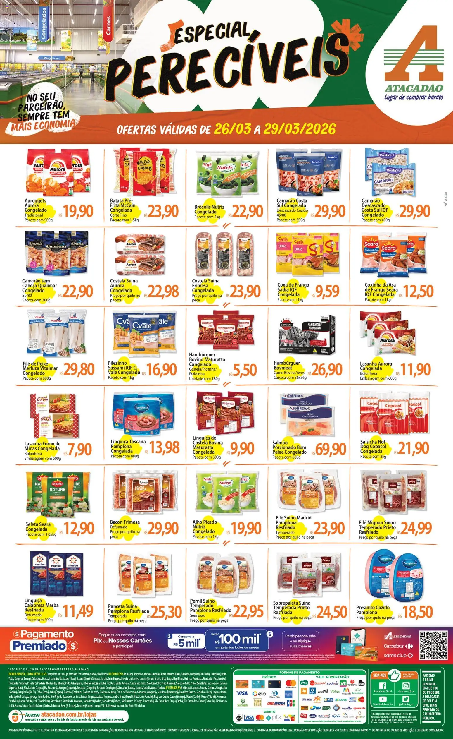Pré-Visualização do folheto "Atacadão ofertas - SP" da loja Atacadão válido a partir de 26/03/2026