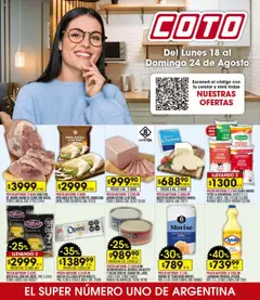 Vista previa del folleto de la tienda Coto válido desde el 18/08/2025 