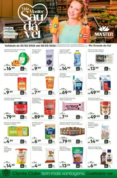 Pré-Visualização do folheto "Ofertas Saudável" da loja Master válido a partir de 02/02/2026
