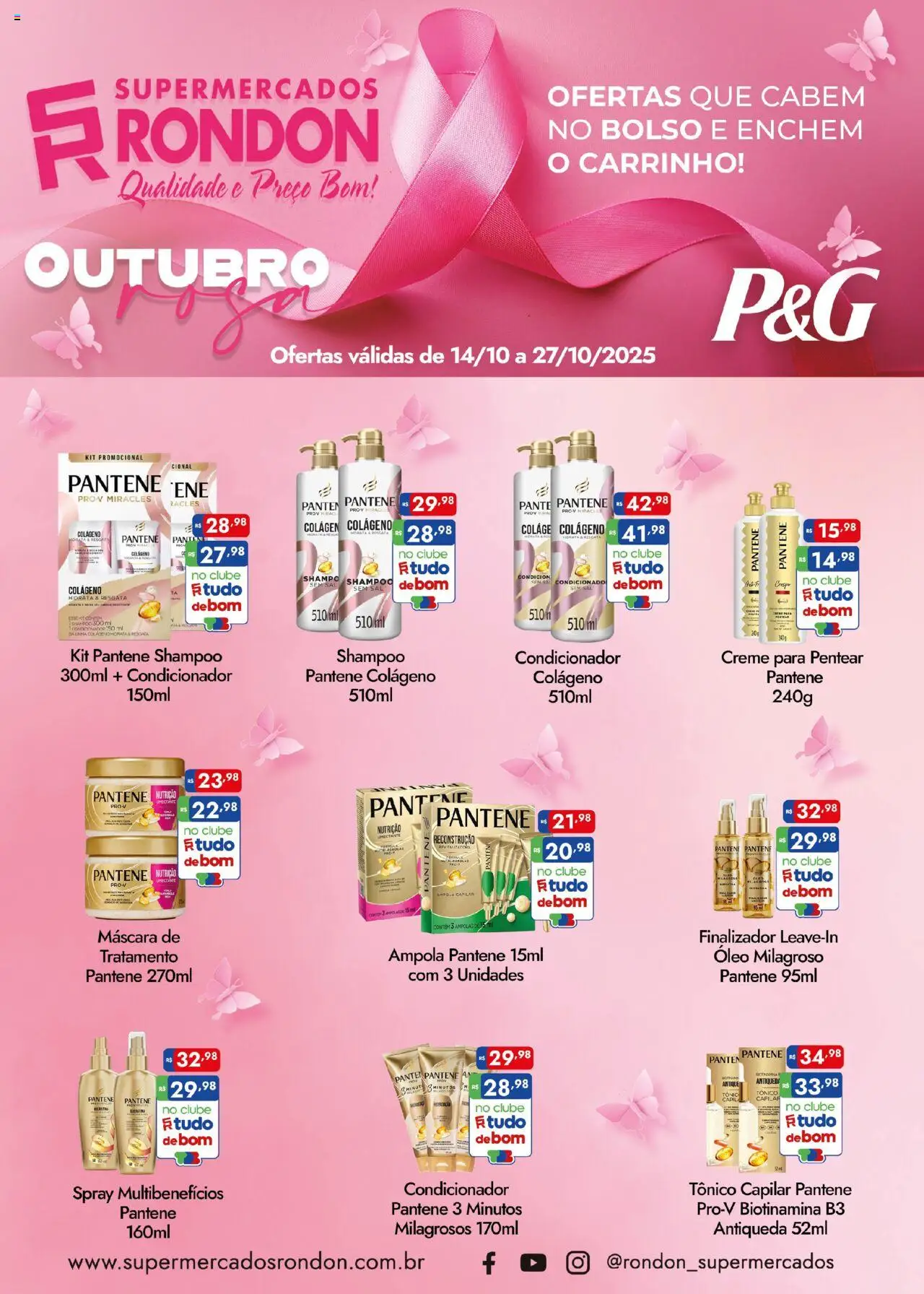 Supermercados Rondon folheto "Ofertas P&G" válido a partir de 14/10/2025 - número de página 1