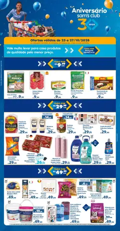 Pré-Visualização do folheto "Ofertas da semana" da loja Sam's Club válido a partir de 23/10/2025