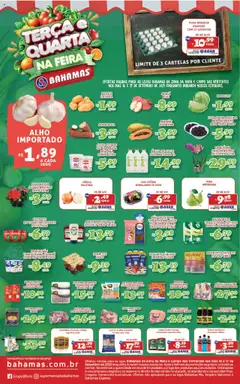 Pré-Visualização do folheto "Ofertas Terça e Quarta na Feira" da loja Bahamas Supermercados válido a partir de 16/09/2025