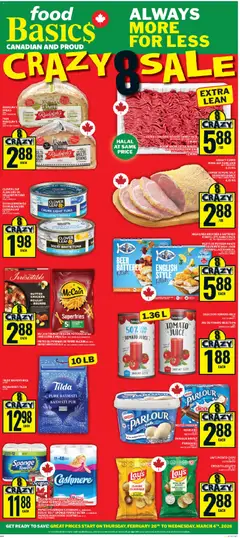 Preview of leaflet Kanata from shop Food Basics is valid from Feb 26, 2026
