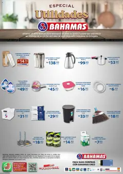 Pré-Visualização do folheto "Ofertas Especial Utilidades" da loja Bahamas Supermercados válido a partir de 16/10/2025