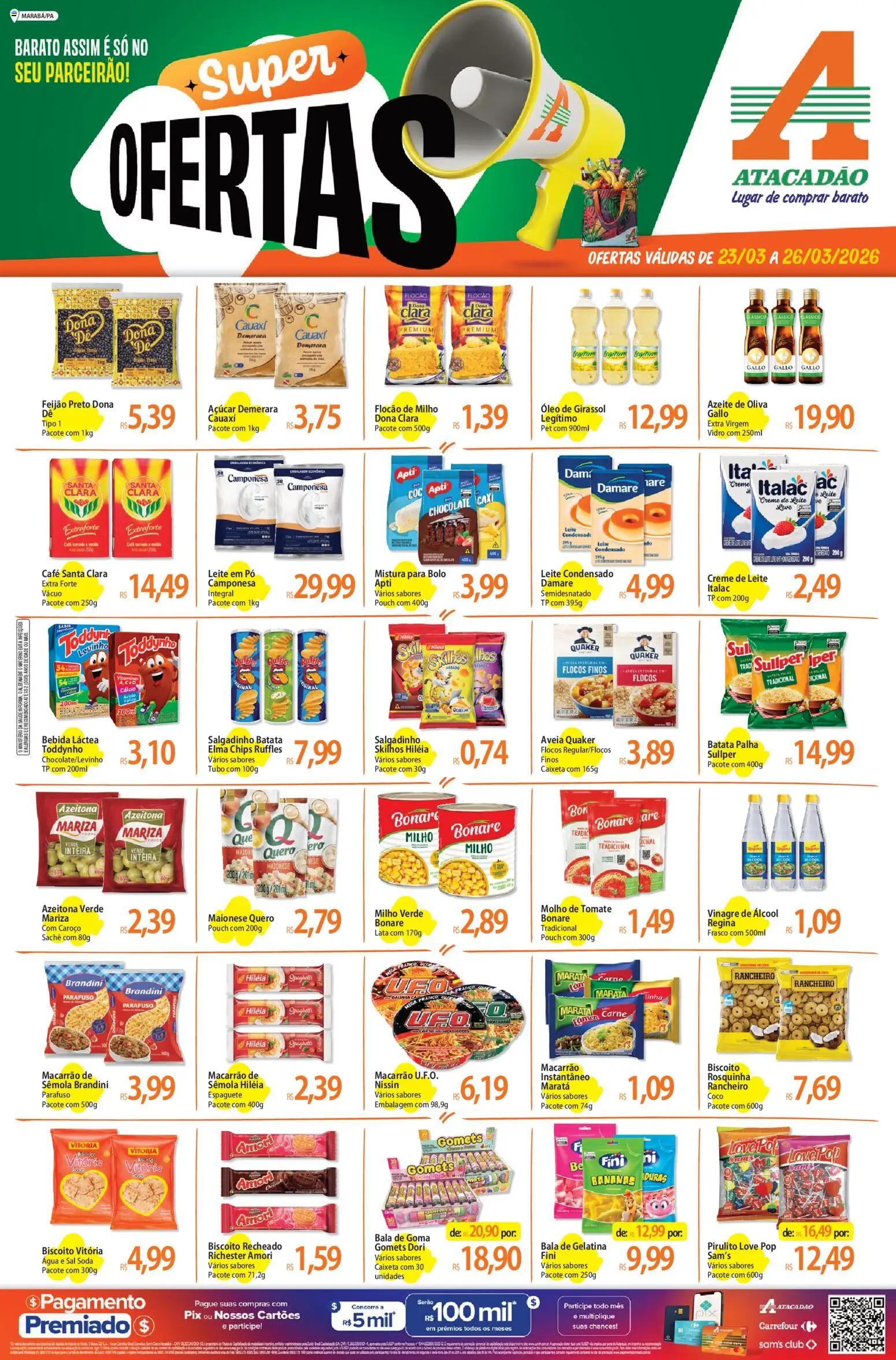 Pré-Visualização do folheto "Atacadão ofertas - PA" da loja Atacadão válido a partir de 23/03/2026