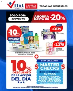 Vista previa del folleto de la tienda Vital válido desde el 07/08/2025 