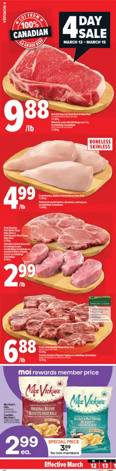 Preview of leaflet Metro weekly flyer - Trois-Pistoles from shop Metro is valid from Mar 12, 2026