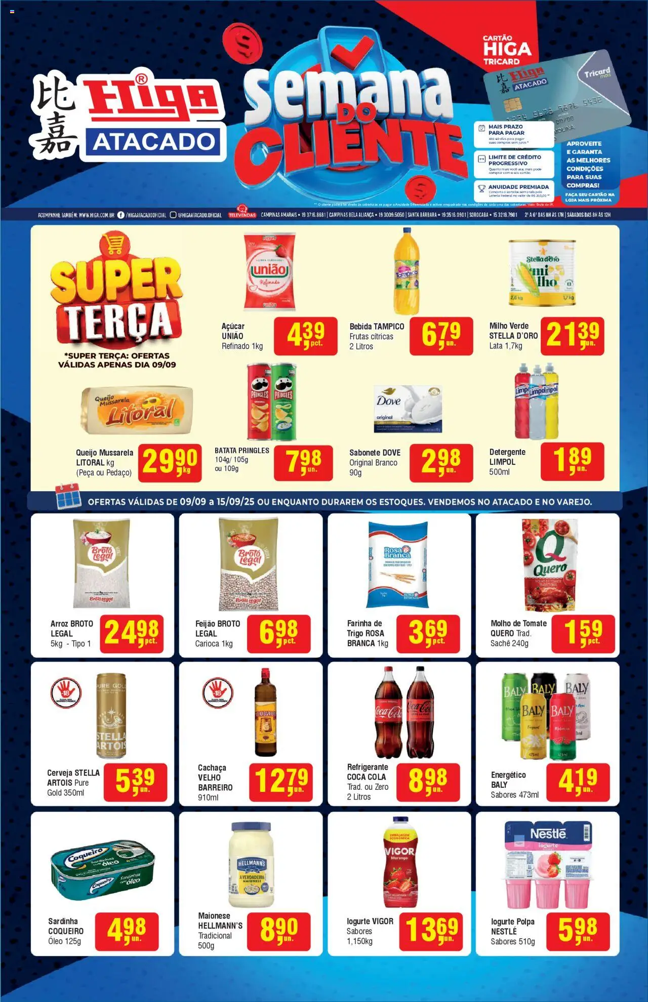 Higa Atacado folheto "Ofertas da semana" válido a partir de 09/09/2025 - número de página 1