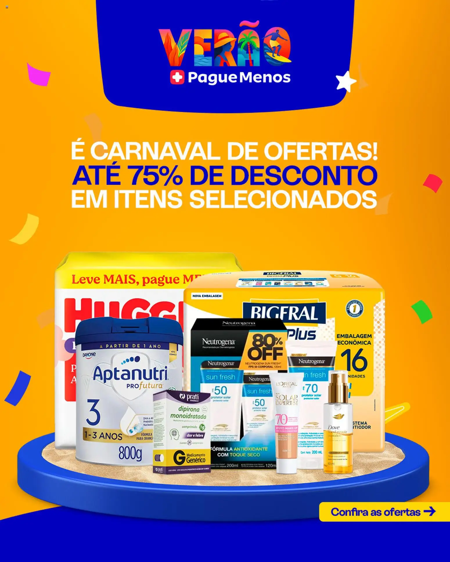 Pré-Visualização do folheto "Catálogo atual" da loja Pague Menos válido a partir de 09/02/2026