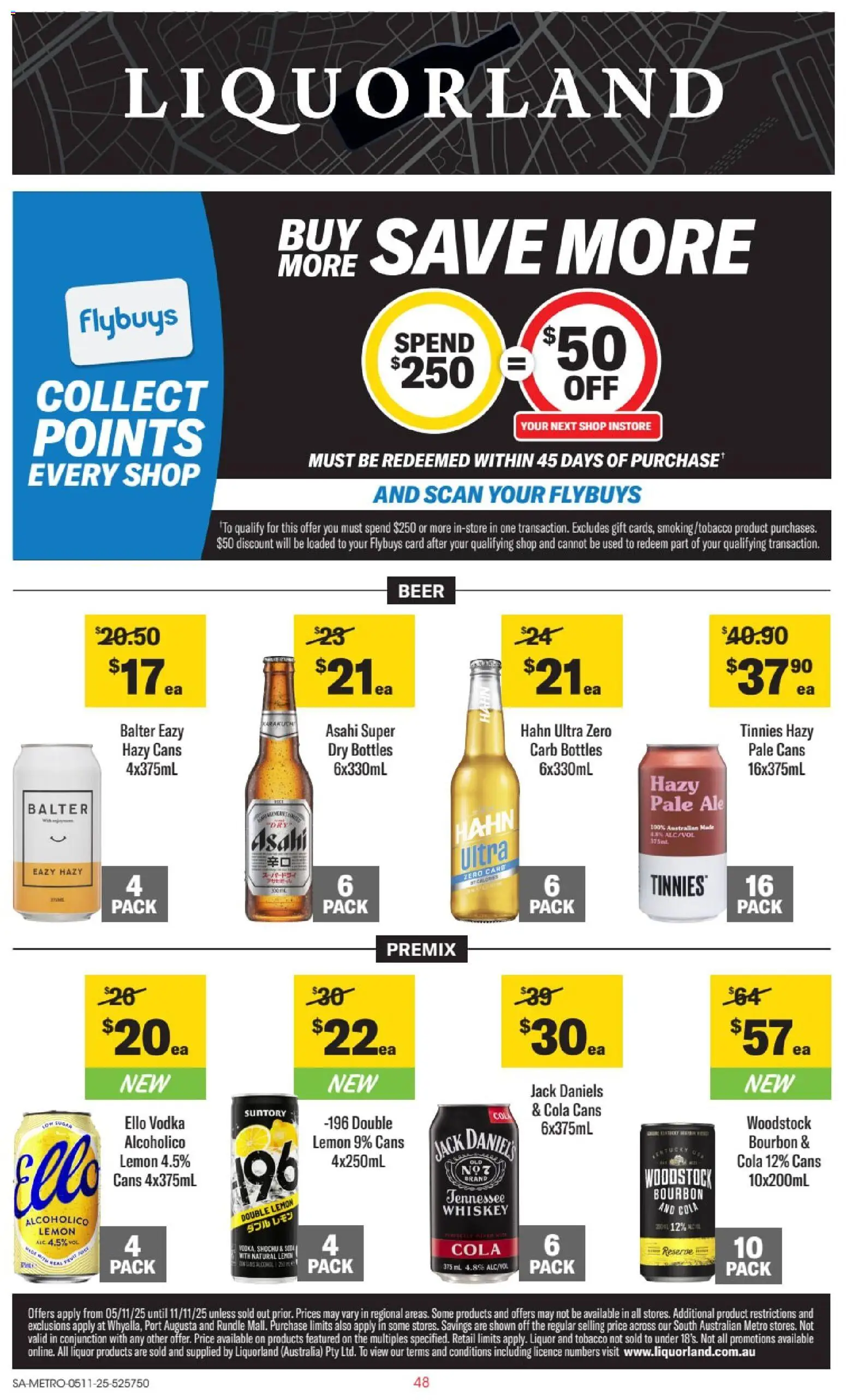 Preview of catalogue Catalogue SA from shop Liquorland valid 05/11/2025