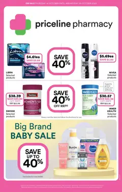 Preview of catalogue Catalogue from shop Priceline Pharmacy valid 16/10/2025 | Page: 40